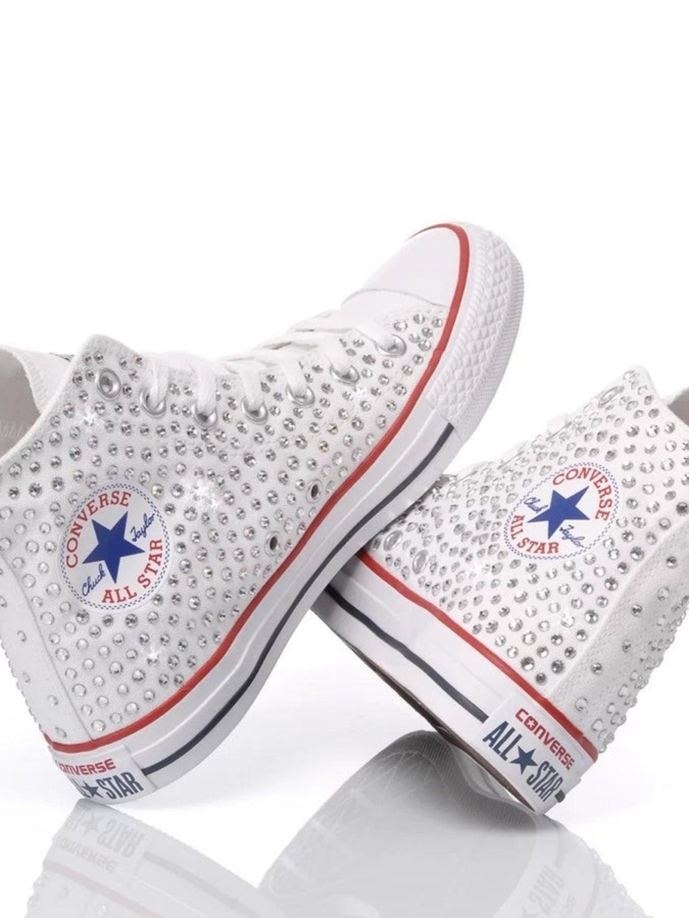 Converse All Star Swarovski Bianca